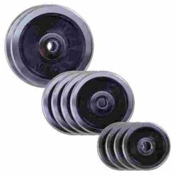 Sport-Thieme Chrome Weight Disc Set, 50 Kg